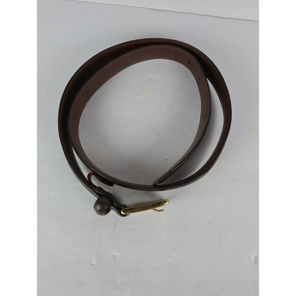 Cole Haan Leather Belt 36 Brown 1 1/4